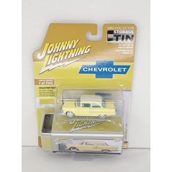 Johnny Lightning 1:64 Chevrolet 210 1955 yellow